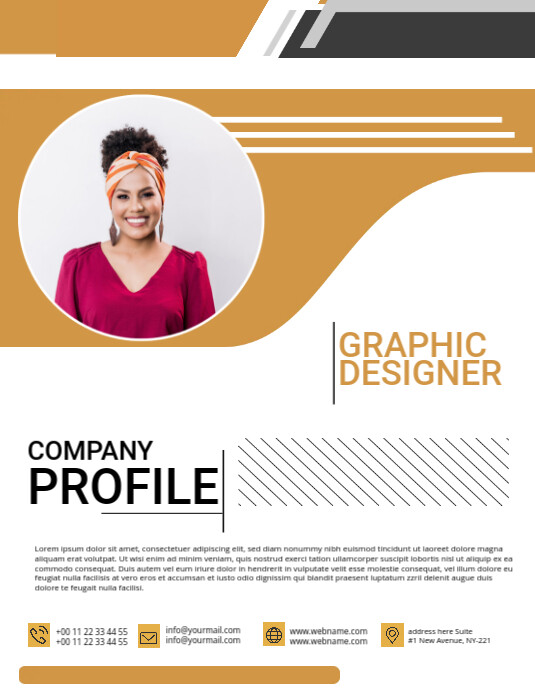 Advertising Company Profile Design Template