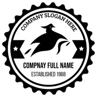 Company Seal Stamp Square (1:1) template