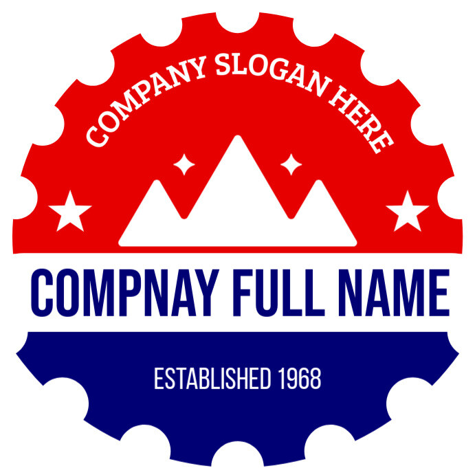 Company Seal Stamp Quadrato (1:1) template