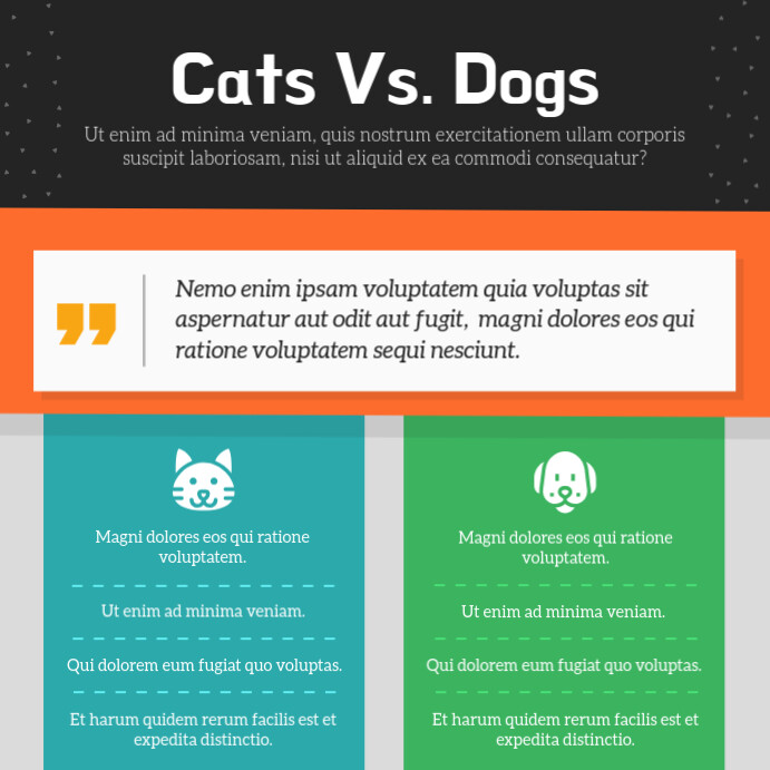 Comparison Infographic Instagram Image Template PosterMyWall