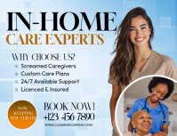 Compassionate In-Home Care You Can Trust Рекламная листовка (US Letter) template