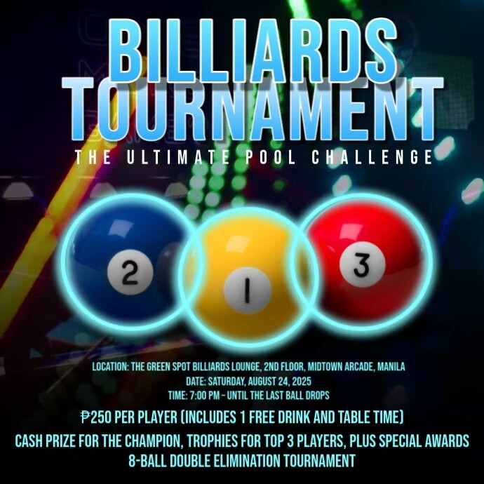 Compete in The Ultimate Pool Challenge Iphosti le-Instagram template