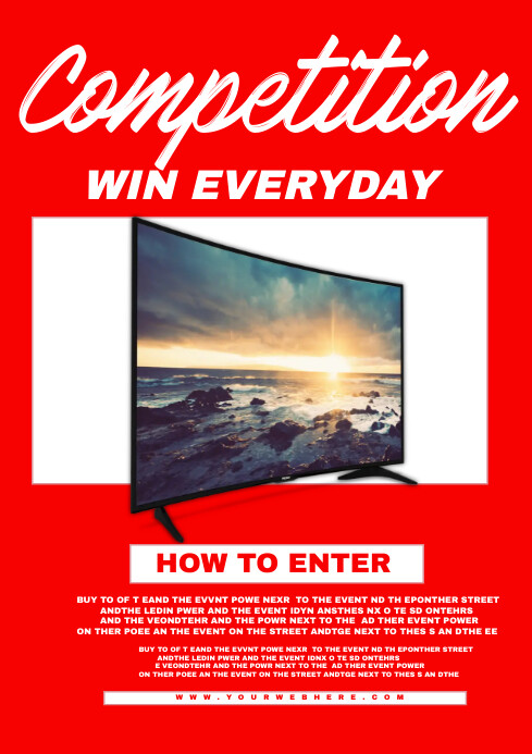 competition Template | PosterMyWall