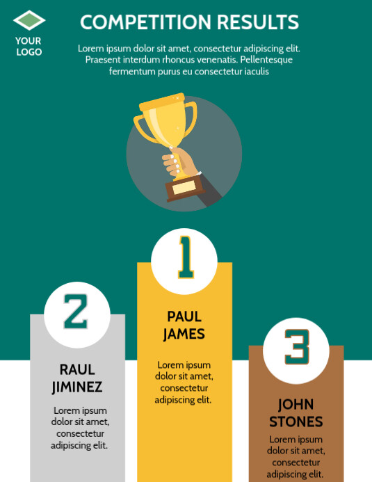 COMPETITION RESULTS FLYER Template | PosterMyWall