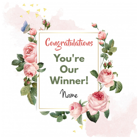 THE WINNER Template | PosterMyWall