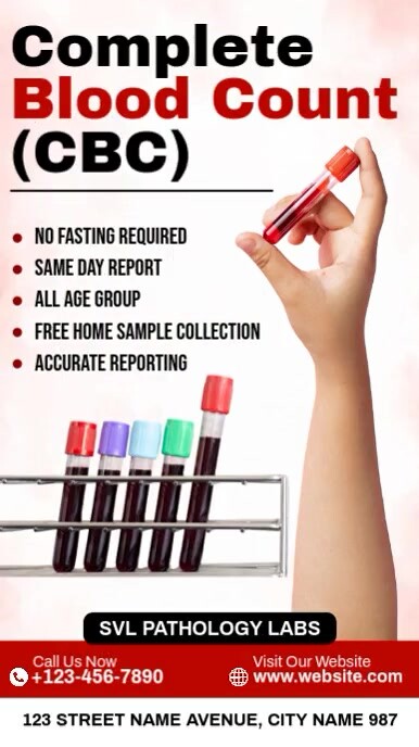 Complete Blood Count Template Instagram Reel