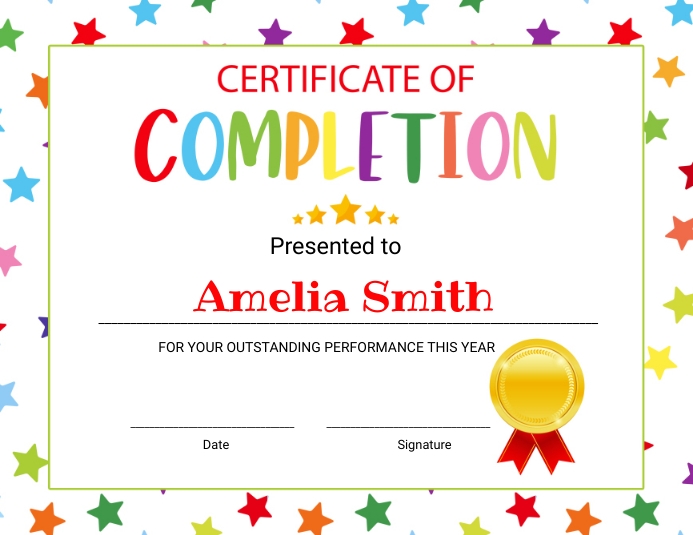 Printable Certificates Of Completion Printable Certificates Of Completion