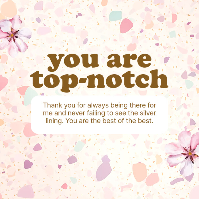 Compliment Card Post Template Instagram-Beitrag