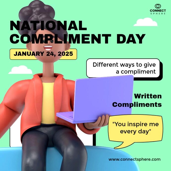 Compliment Day Design Instagram Post template