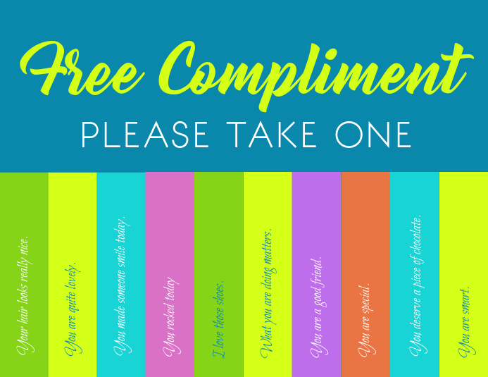 Compliment day Template | PosterMyWall