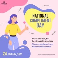 Compliment Day Square template