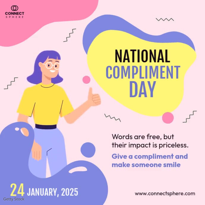Compliment Day Square Template | PosterMyWall