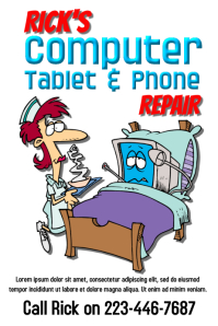 Branco Computer Repair Poster Template