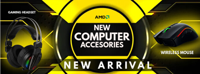 Computer Accessories Layout Design Copy of Computer Accessories Template | PosterMyWall