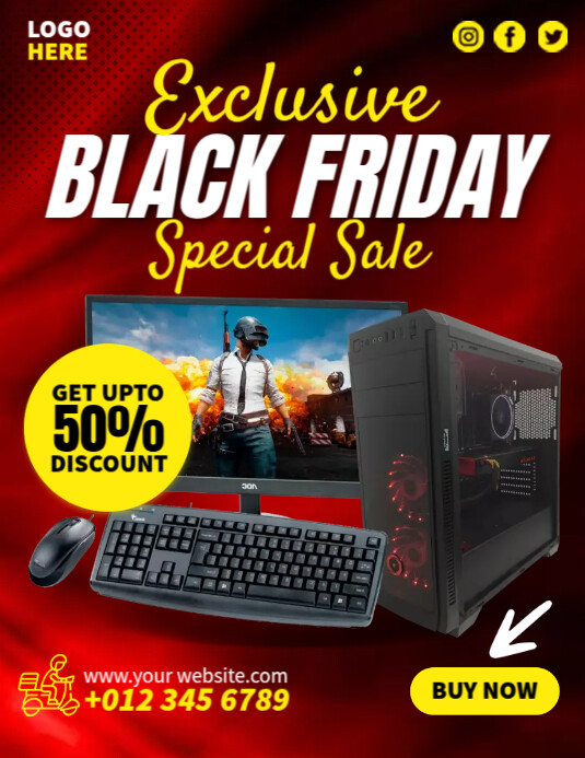 Computer Ads Template | PosterMyWall