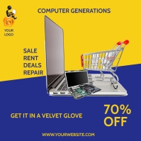 computer center template | PosterMyWall