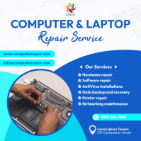 COMPUTER REPAIR SERVICES TEMPLATE | PosterMyWall