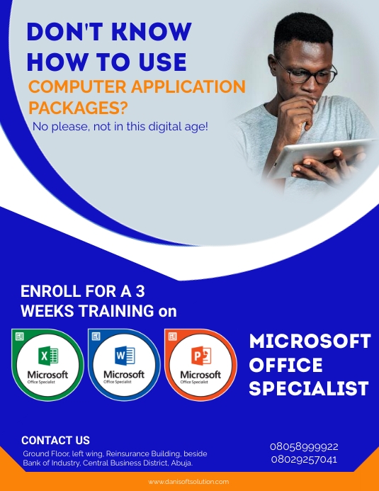 computer application tutorial flyer Template | PosterMyWall