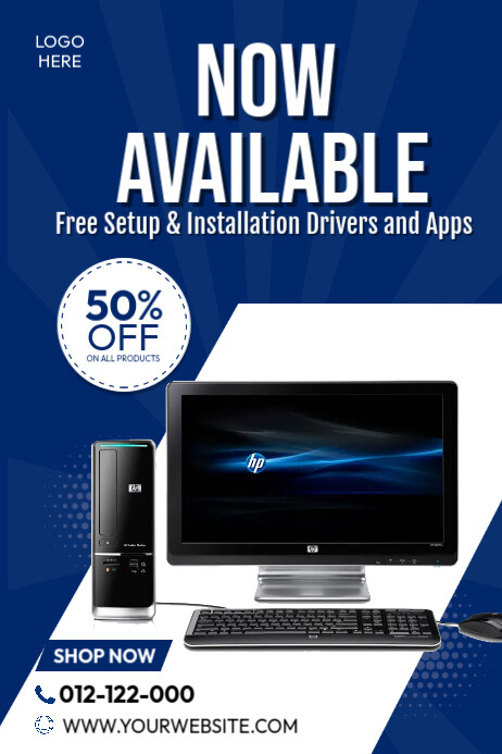 Computer Assistance Template | PosterMyWall