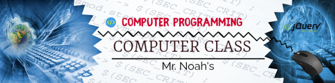 Copy of Computer Class google class banner | PosterMyWall
