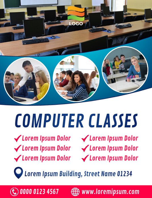 Computer classes, coding classes, school Template | PosterMyWall