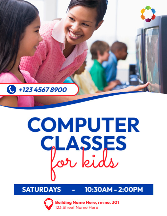 Copy of computer coding classes for kids template | PosterMyWall