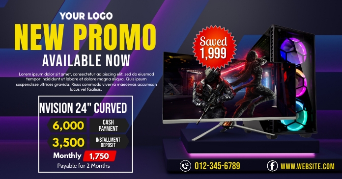 Computer Set Promo Background Copy of Computer Deals | PosterMyWall