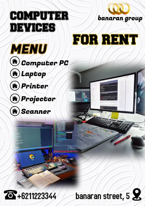 Copy of Computer Device For Rent | PosterMyWall