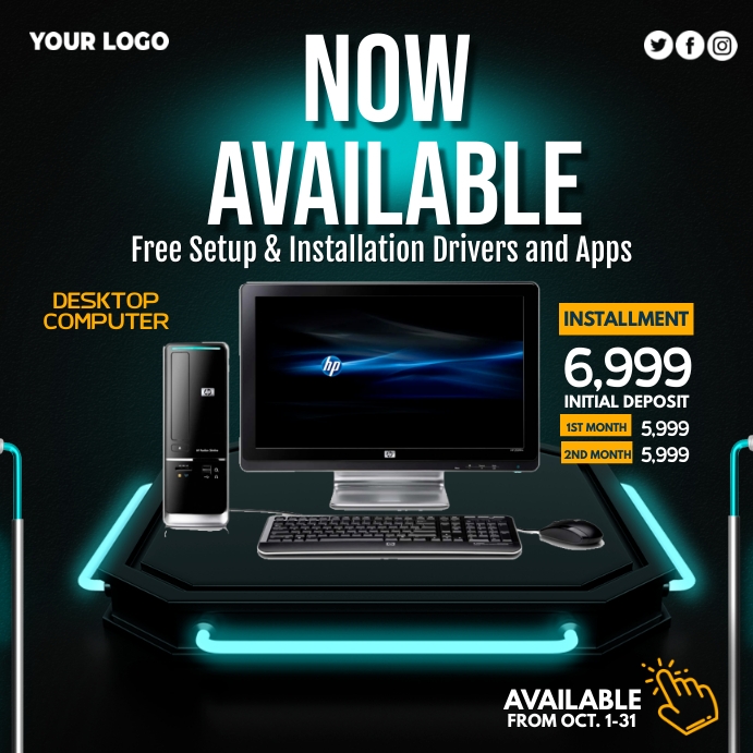 Copy of Computer Display | PosterMyWall