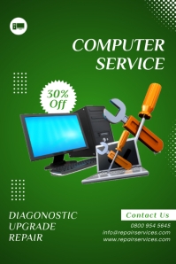 Computer services flyer Template | PosterMyWall