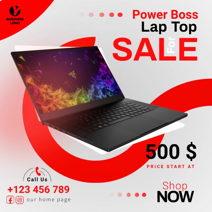 Computer For Sale Social Media Design Template | PosterMyWall