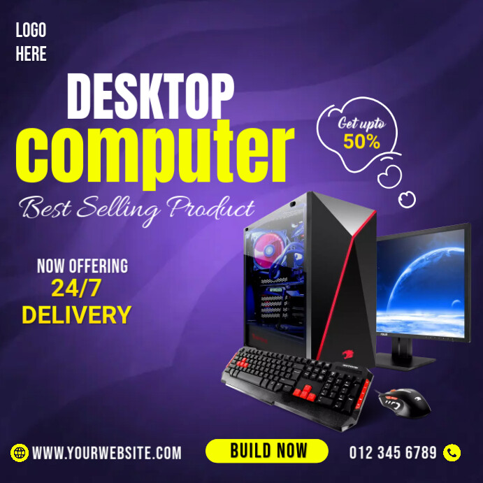 Copy of Computer Gaming Setup | PosterMyWall