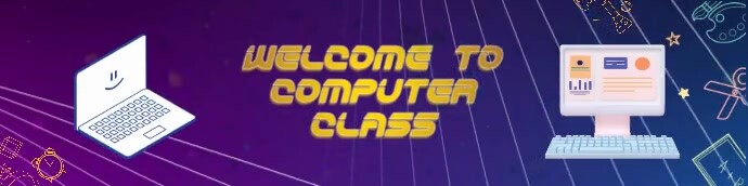 computer Google Classroom header Template | PosterMyWall