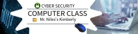 Computer /Internet/Cyber  Security Class Google Classroom Banner template