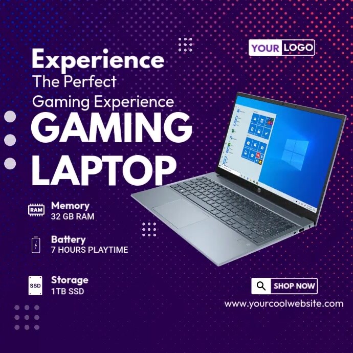 Computer Laptop Sale Ad banner facebook poste Template | PosterMyWall