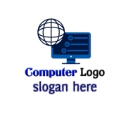 Computer Logo Withwords Computer Logo Template | PosterMyWall