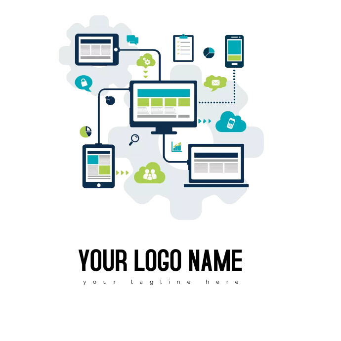 Computer monitor illustration Template | PosterMyWall
