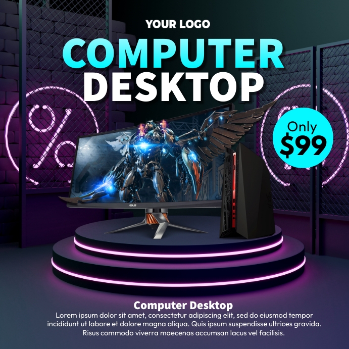 Computer Offer Template | PosterMyWall