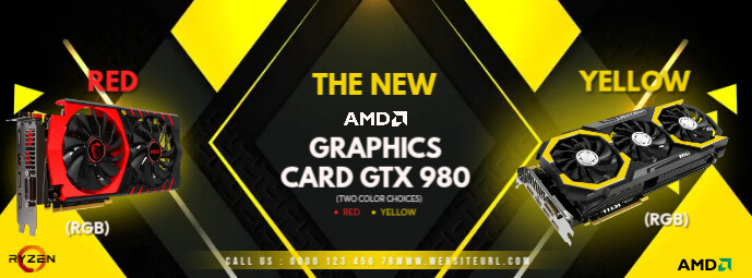 Computer Parts Banner Template | PosterMyWall