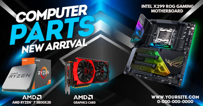 Parts Of A Computer Poster