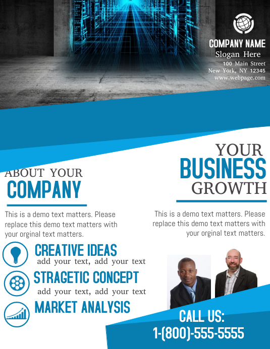 Computer Template | PosterMyWall