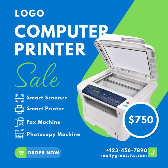 COMPUTER PRINTER SALE FLYERS Template | PosterMyWall