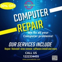 Computer repair Template | PosterMyWall