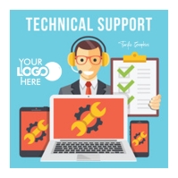 Computer Repair Ad Social Media Post Template | PosterMyWall