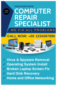 Computer Repair Template | PosterMyWall