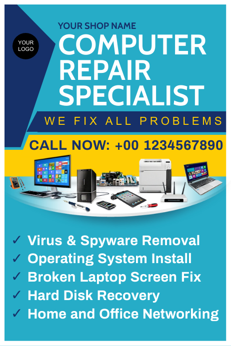 Copy of Computer Repair | PosterMyWall
