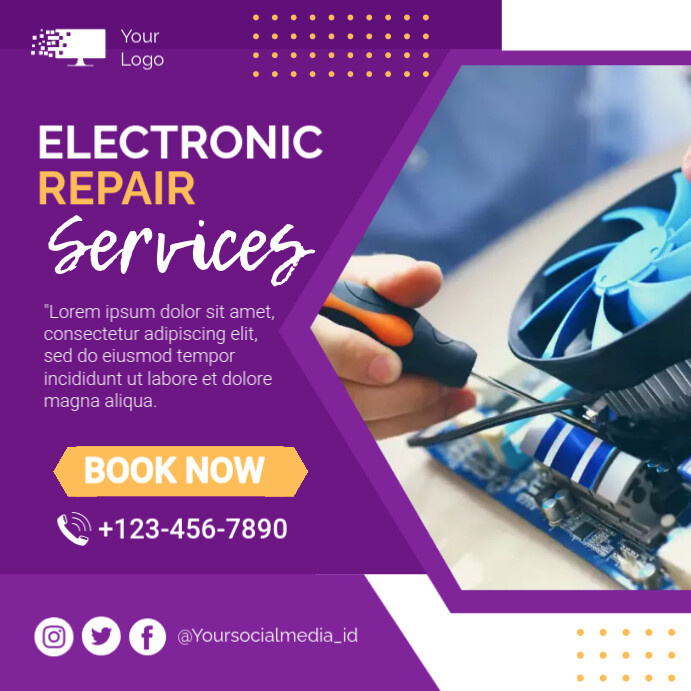 computer repair Template | PosterMyWall