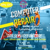 Computer repair Template | PosterMyWall