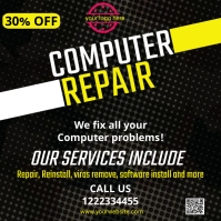 Computer Repair Poster Examples Computer repair Template | PosterMyWall