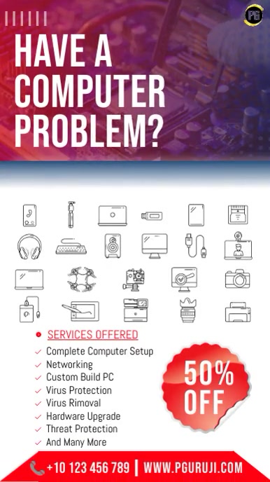 Copy of Computer repair | PosterMyWall